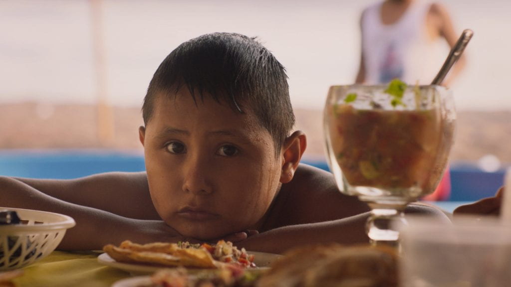 Image of a child from the film Sansón and Me (2022)